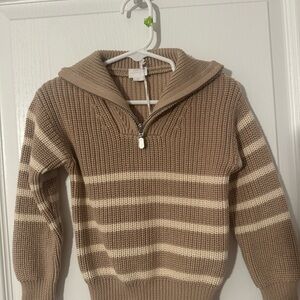 Jamie Kay 1/4 Zip Knit Toddler Sweater
